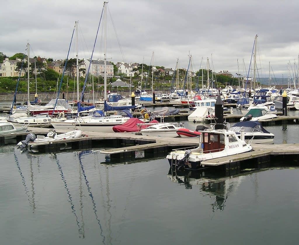 Bangor harbour in Northern Ireland