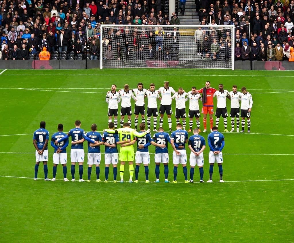 A Birmingham City football match