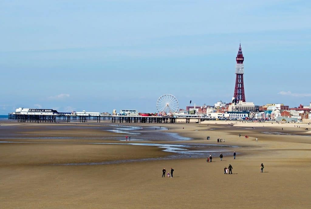 Blackpool beach