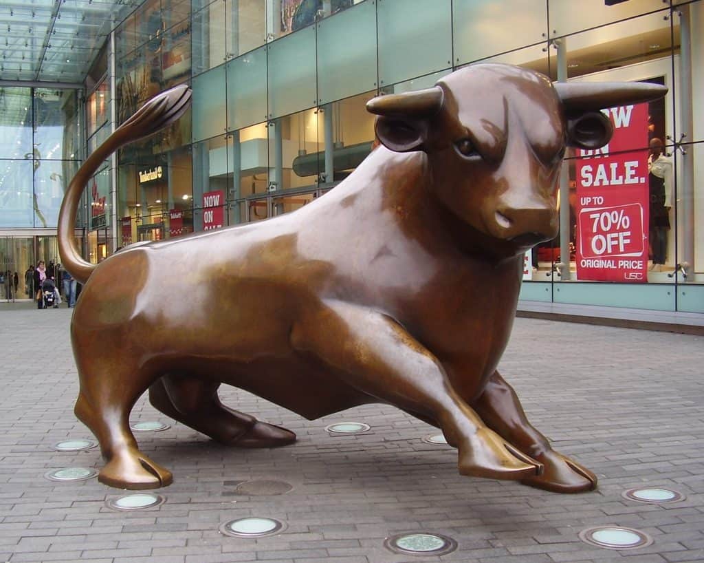 Birmingham's bull sculpture