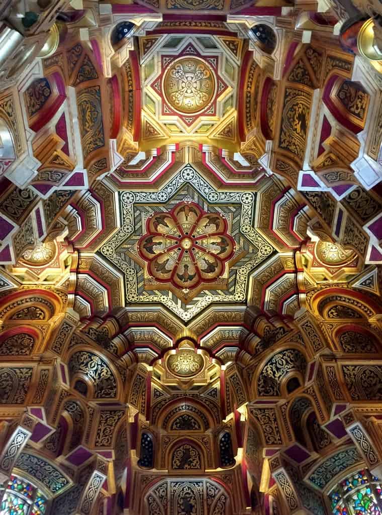 Moorish Artwork at Cardiff Castle, Wales