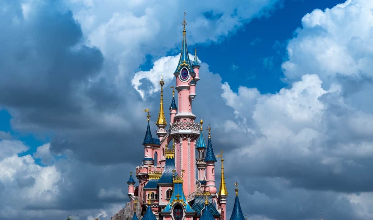 The castle at EuroDisney in France