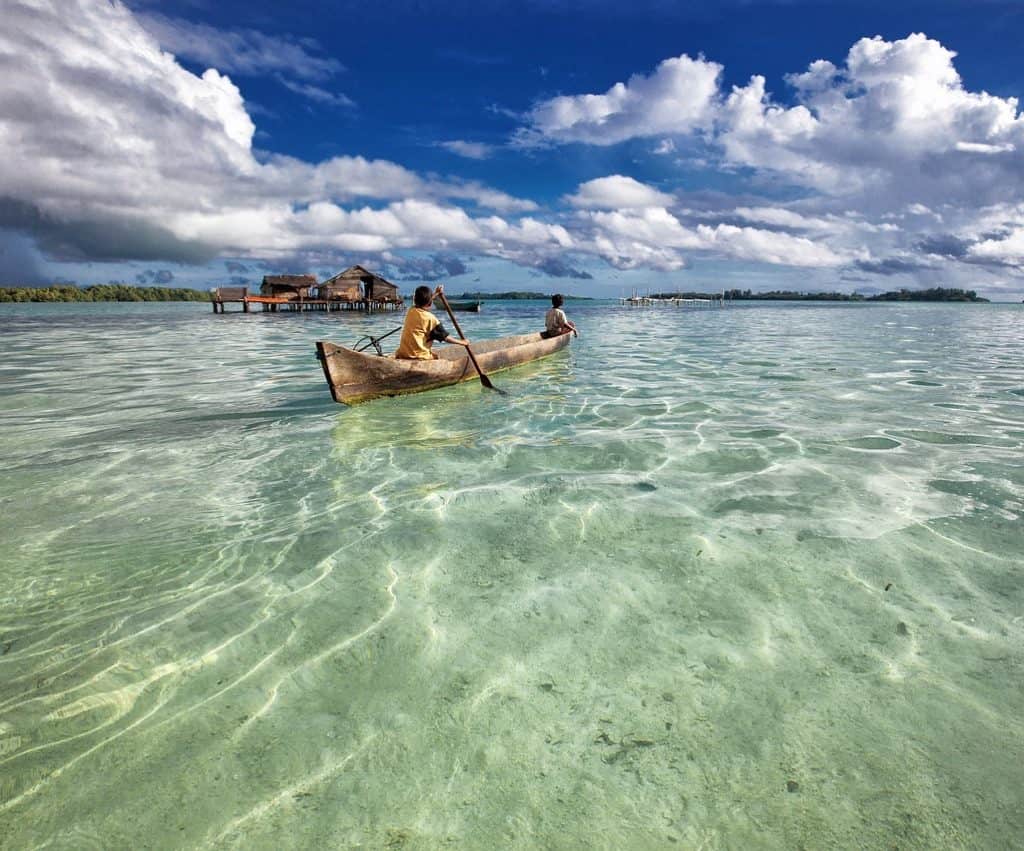 A boat in Indonesia