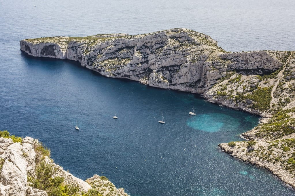 Cliffs near Marseille, France