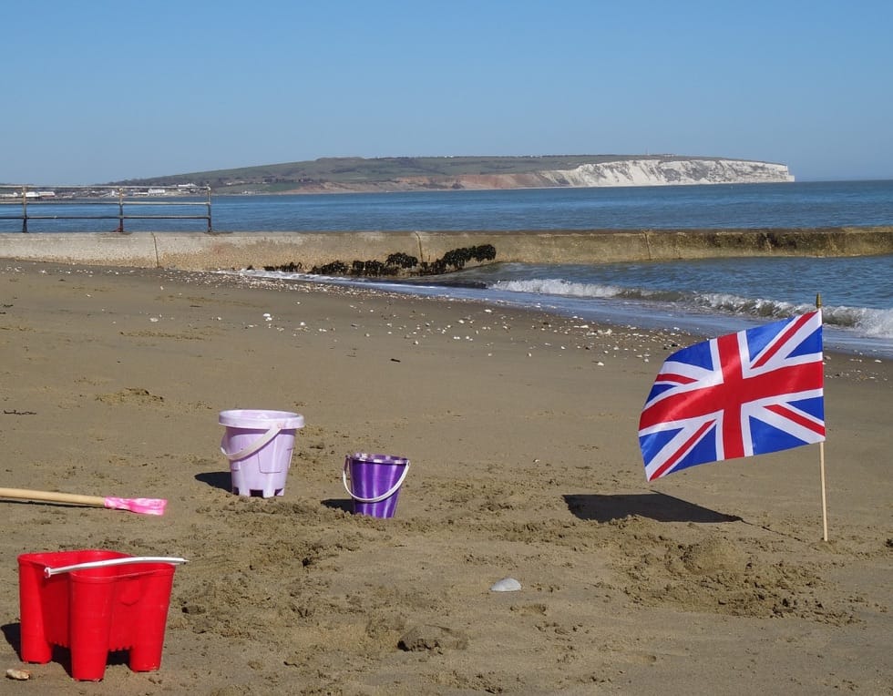 Shanklin Beach on the Isle of Wight