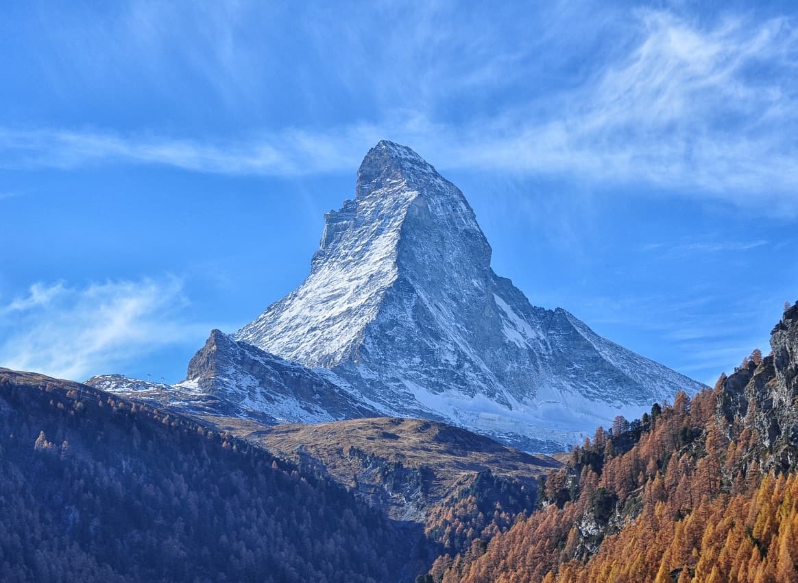 The Matterhorn in the Swiss Alps