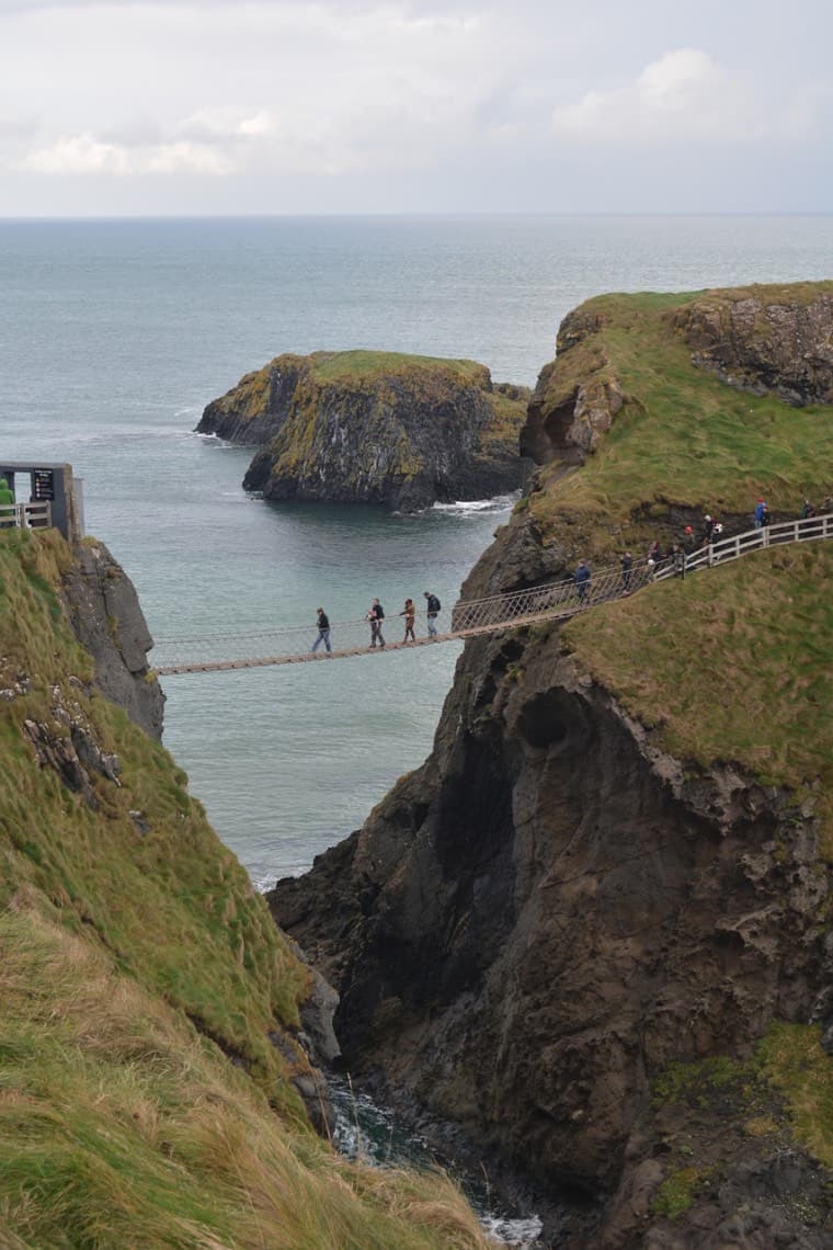 The Carrick-a-Rede rope bridge