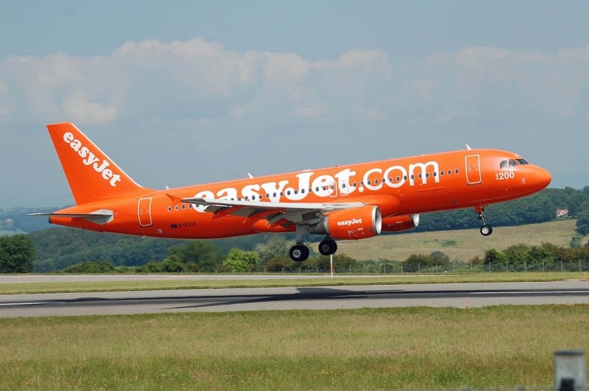 Easyjet airplane