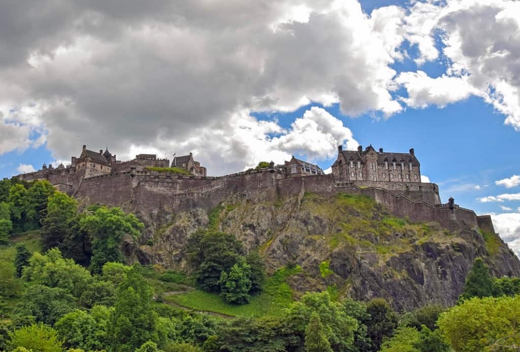 Edinburgh Castle in Scotland