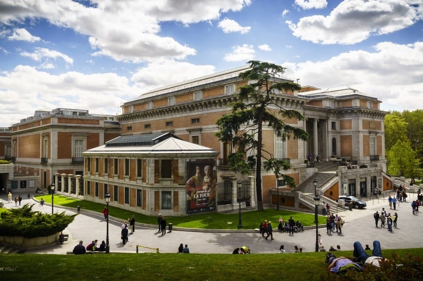 Exterior of Madrid's Prado Museum